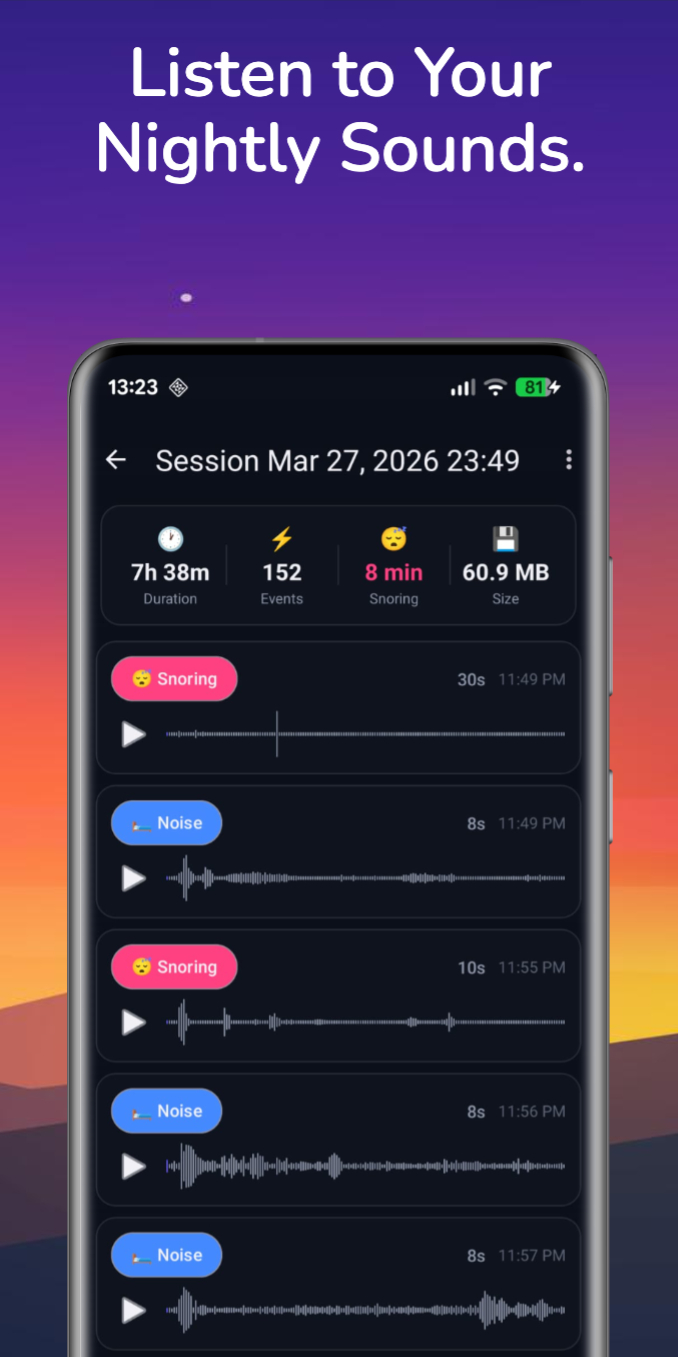 SnoreCheck App Screenshot 5